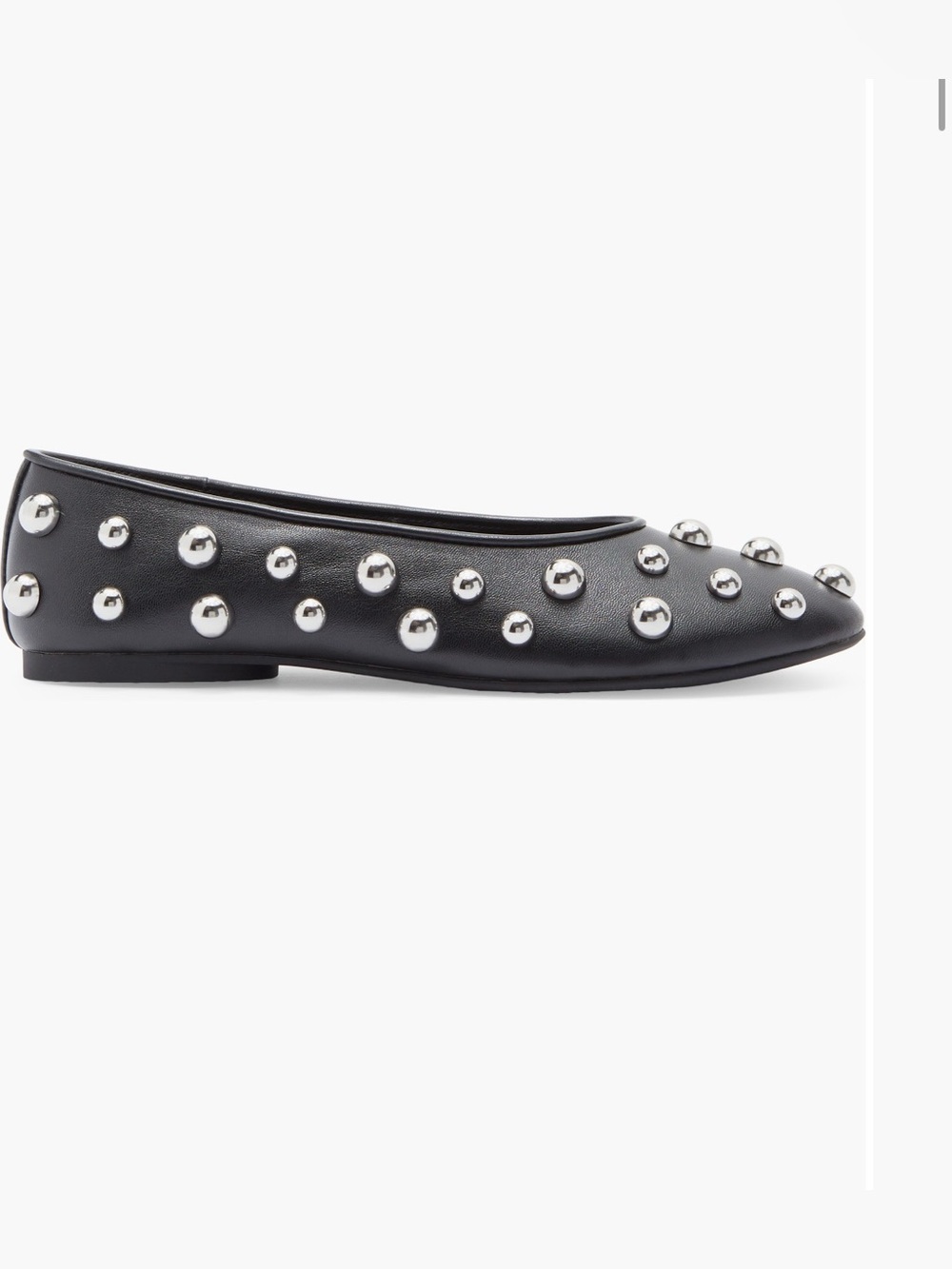 Abound Black Ballet Flats with Silver Studs